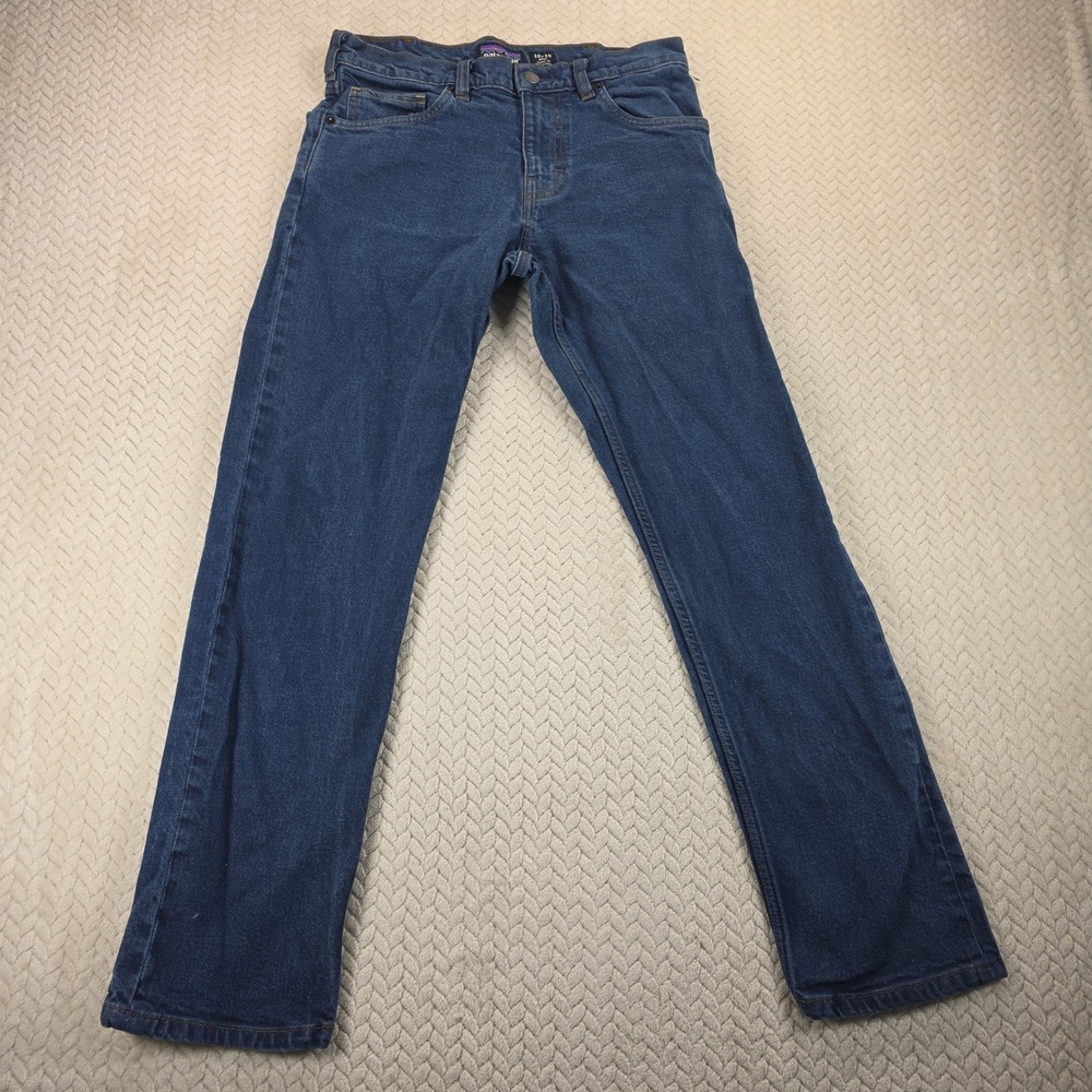 Patagonia Mens Straight Fit Jeans 30x30 Dark Wash Blue Denim Pants 2680